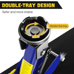 BRIEFNESS low profile trolley jack Emergency tool for tyre repair changing tyres in vans and garages