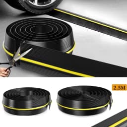 2.5M Garage Door Seal Garage Door Floor Rubber Waterproof Strip Rolling Shutter Door Garage Water Dust Blocking Gap Sealing Strip