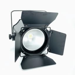 200W COB LED Par Light with Barn Doors DMX512 Strobe Warm White Cold White Dj Wash Beam Effect Stage Lighting
