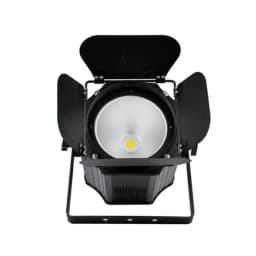 200W COB LED Par Light with Barn Doors DMX512 Strobe Warm White Cold White Dj Wash Beam Effect Stage Lighting