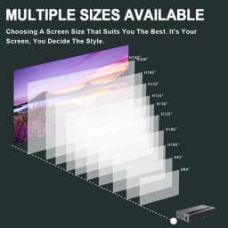 Wupro 2025 Top Projector Screen Gallery Soft Gray Fixed Frame Screen Anti-Light Ultra Narrow Bezel CLR 8K 3D For ALL Projection
