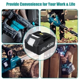 18V 6000mAh For Makita BL1830 Replacement Battery Compatible for Makita BL1830 BL1850 BL1860 BL1850B BL1840B 18V Power Tool