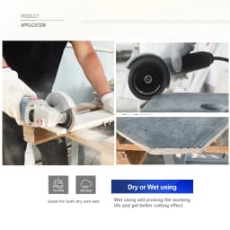 SHDIATOOL 2Pcs Dia125mm Diamond Narrow Turbo Saw Blade M14 Flange Cutting Disc Granite Marble Concrete Stone 5Inch Disc Cutter