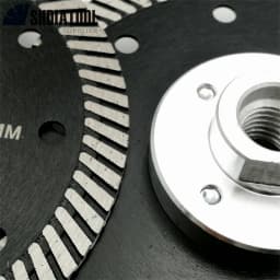 SHDIATOOL 2Pcs Dia125mm Diamond Narrow Turbo Saw Blade M14 Flange Cutting Disc Granite Marble Concrete Stone 5Inch Disc Cutter