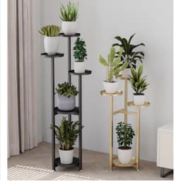 Indoor Multi-Layer Plants Flowers Stands With Anti-slip Feet Corner Stand Tall Planter Holder Shelf For Home Office Decor