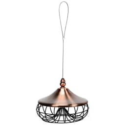 Tit dumpling holder, bird feeding station with iron hanging bars, feeding station for wild birds birds, bird feeder for