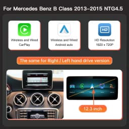 12.3 Car Radio For Mercedes Benz B Class B180 B200 B220 B260 W245 W246 CarPlay Android Auto Multimedia Player Touch Screen