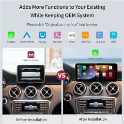 12.3 Car Radio For Mercedes Benz B Class B180 B200 B220 B260 W245 W246 CarPlay Android Auto Multimedia Player Touch Screen