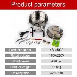 DIVEDEER 150~4500g Electric Grains Spices Hebals Coffee Dry Food Grinder Mill Grinding Machine Gristmill Flour Powder Crusher