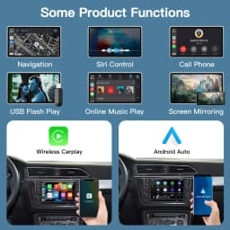 Wireless Carplay Android Auto for Volkswagen GTI Golf7 Tiguan Passat B8 Teramont Polo MIBI System Support Mirror Link Multimedia