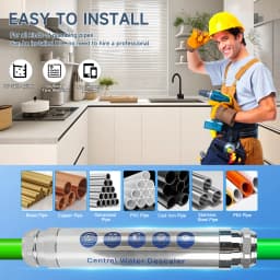 Household Soft Water Prefilter House Water Descaler Scale Inhibition Softener System Machine Anti Limescale Backwash Pre-Filter