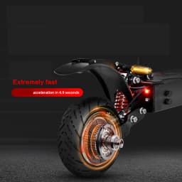 Boyueda Q7Pro Electric Scooter for Adults with Dual Motors and a 52V 19Ah Battery, featuring quiet 10-inch tires—ideal for daily commuting.