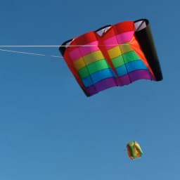 Outdoor Fun Sports  Single Line Rainbow Kite  With Handle And String  Good Flying  Factory Outlet