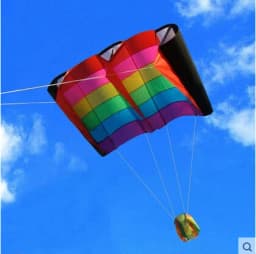 Outdoor Fun Sports  Single Line Rainbow Kite  With Handle And String  Good Flying  Factory Outlet