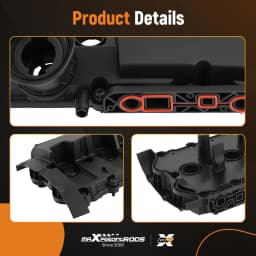 Engine Valve Cover w/ Gasket for Audi A3 Sportback 8PA 2.0 TFSI quattro 1984 147 200 Benzin 2004/09-2013/03