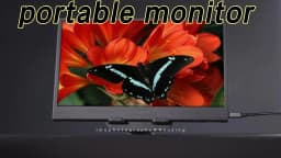 VEOUT 13.3inch Small Portable Monitor for Laptop, IPS 1080P USB HDMI Travel External Second Screen for Mac Phone PS5 Xbox Switch