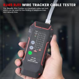 NOYAFA NF-802 Network Cable Tester RJ11 RJ45 Cable Tracker LCD Display Poe Checker Multifunction Network Tools