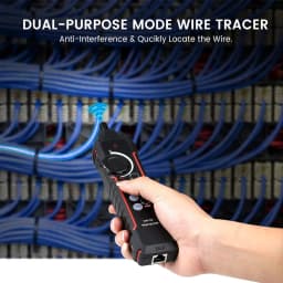 NOYAFA NF-802 Network Cable Tester RJ11 RJ45 Cable Tracker LCD Display Poe Checker Multifunction Network Tools