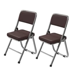 2 Piece Dining Chair, Conference Chair, Made of Comfortable PU Leather and Steel Frame, Sturdy Folding Chair