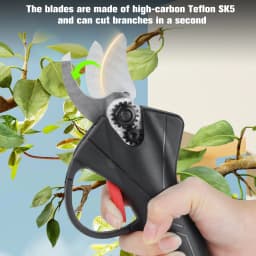 25mm Brush Motor Cordless Electric Pruner Pruning Shears Fruit Tree Bonsai Pruning Branches Cutter Power Tool Rechargeable