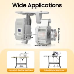 550W Sewing Machine Motor 200-4500RPM Adjustable Speed Dual Rotation Industrial Sewing Machine Electric Servo Motor 220V EU Plug