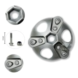 Wind Turbines Hub 3/5/6 Blades Generator Windmill Wheel Hub Accessories for All Wind Turbine Generator Extremely Durable