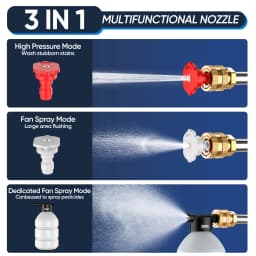 Cordless High Pressure Water Gun for Cleaning Car Wash Machine Garden Watering Water Gun Power Tool for Makita 18V Battery