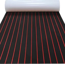 Boat Decking EVA Foam Flooring Sheet Faux Teak Marine Mat Boat Yacht Non-Slip Flooring Mat, Wear-Resistant and Self-Adhesive Pad
