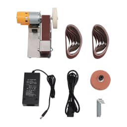 150W 7 Zahnräder Elektrisch Bandschleifer Polierer 1-45° Bandschleifmaschine 4500-9000RPM