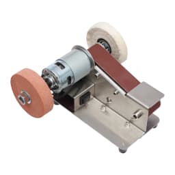 150W 7 Zahnräder Elektrisch Bandschleifer Polierer 1-45° Bandschleifmaschine 4500-9000RPM