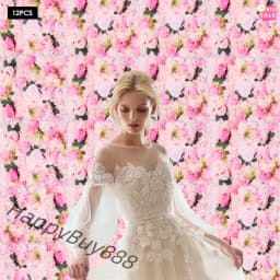 12 PCS Flower Wall Panels Artificial Flower Backdrop Flower Panels for Backdrop with Realistic Dahlia and Rose Flowers