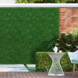 12 Pcs Plant Wall 50.5x50.5cm Artificial Moss Wall Interlocking Privacy Hedge for Garden Yard Balcony Home