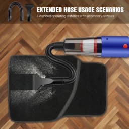 50W Cordless Car Vacuum Cleaner Handheld, 6200Pa Suction, Lightweight 0.7kg, 2.6Ah Battery, Reusable Hepa Filter, Charging Cable