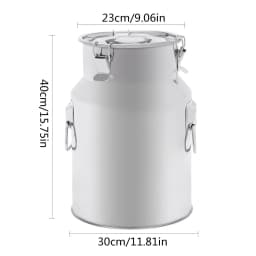 28 Litre Stainless Steel Milk Churn Milk Jug Milk Transport Jug Container
