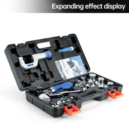 Hydraulic Expander HVAC Hydraulic SWAGING Tool Kit For Copper Tubing Expanding Copper Tube Expander Tool 3/8" to 1-5/8" VG-300AL