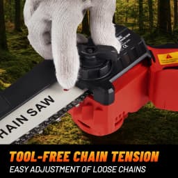 AVHRIT Brushless Mini Chainsaw 8 Inch 21V Electric Pruning Saw 4Ah Rechargeable Saw Cordless Chainsaws Gardening Power Tools