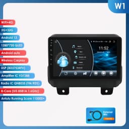 Car radio For Jeep Wrangler JL 2018-2021 Android Auto multimedia Video player For Gladiator 4G Carplay 2din SWC Screen Head Unit