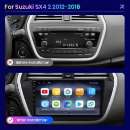 AWESAFE PX9 Plus Car Radio For Suzuki SX4 S-Cross 2012 - 2017 wireless CarPlay Android Auto No 2 din 2din DVD