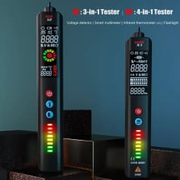 BSIDE.NEW Voltage Detector Tester X1 X2 Smart Multimeter Non-contact Infrared Thermometer EBTN Display Live wire NCV Test pencil