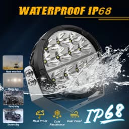 CO LIGHT NEW 6.5inch Round LED Work Light 60000lm DRL Spot Flood Combo IP68 6900K SUV Projector Lamp for Offroad ATV 4x4 12V 24V