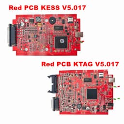 Online KESS V2.80 EU V2 V5.017 V2.53 KTAG 4LED V7.020 V2.25 Red PCB Online No Token OBD2 ECU Programmer Professional Tool