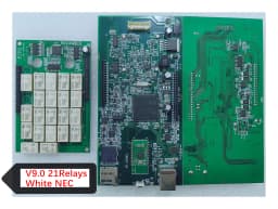 TCS NEC Relays VD150 PRO+ V9.0/V9.1 Double PCB Bluetooth V2021.11 Free Keygen OBD2 Scanner Tool Multidiag Pro Old Housing