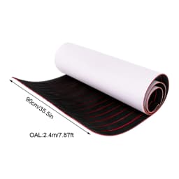 Boat Flooring EVA Foam Decking Sheet Faux Teak Marine Mat Carpet Non-Slip Self-Adhesive for Motorboat RV Yacht Kayak 2400X900mm