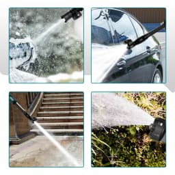 YOFIDRA 3500W 200Bar Brushless Washer Water Gun 6 IN 1 Cordless  Electric High Pressure Car Washer Garden For Makita Battery Pin