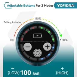 YOFIDRA 3500W 200Bar Brushless Washer Water Gun 6 IN 1 Cordless  Electric High Pressure Car Washer Garden For Makita Battery Pin