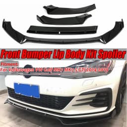 Car Front Bumper Splitter Lip Diffuser Spoiler Guard Protetor Lip For Volkswagen For VW Golf MK7 MK7.5 GTI R GTD 2014-2019