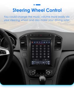 9.7inch 2 DIN Android 13 Car Multimedia Stereo for Opel Insignia Buick Regal 2009-2013 Autoradio Vertical Screen Carplay 7862
