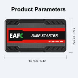 EAFC NEW 600A Start Power Bank Jump Starter Car Booster External Battery 12V Starting Device for Petrol Diesel Powerbank