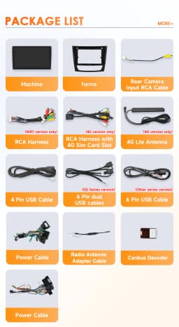 Hizpo 6115 Radio For Mercedes Benz E class W211 E300 E350 E240 4G Car Multimedia GPS 2din Autoradio CarPlay Android Auto WIFI BT