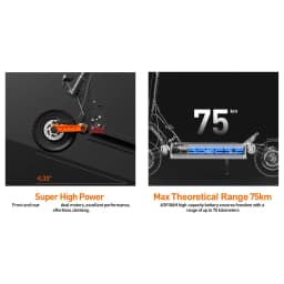 Electric scooters JOYOR-S10-S-Z motorization 60V18Ah road tires 10 ''hydraulic dual brakes for adults